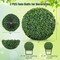 Artificial Plant Boxwood Topiary Ball for Patio Garden Front Door Balcony Backyard